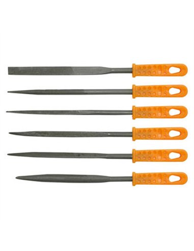 Juego 6 limas metal bricolage 06a025 top tools