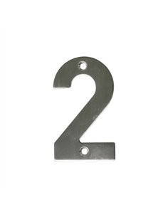 NUMERO 2 INOX 10cm 6770 AMIG
