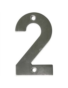 NUMERO 2 INOX 10cm 6770 AMIG 2