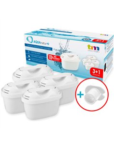 PACK 4 FILTROS AGUA COMPATIBLE BRITA MAXTRA TMFIL004+ TM 2