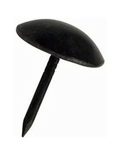 Blister 20 tachuelas esmaltada negra 10mm 2