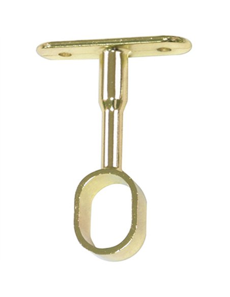 Blister 2 soporte central t.oval oro 25x15 nº13 18609 amig