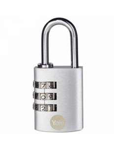 CANDADO COMBINACION ALUMINIO 30mm YE151B/30/125/1 YALE 2