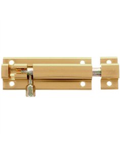 CAJA 20 PASADOR ALUMINIO ORO 80mm MOD. 500 AMIG 2