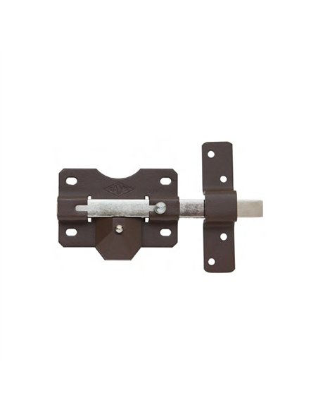 CERROJO B2N 105mm BOTON/LLAVE BOMB. REDONDO NIQUELADO CAYS