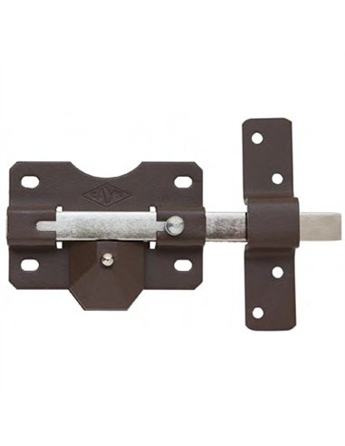 CERROJO B2N 105mm BOTON/LLAVE BOMB. REDONDO NIQUELADO CAYS