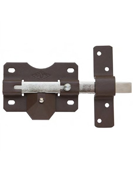 CERROJO B2N 105mm BOTON/LLAVE BOMB. REDONDO NIQUELADO CAYS
