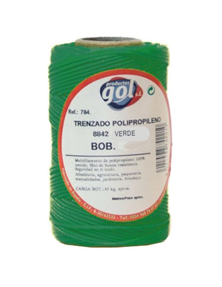 BOBINA 50mt CUERDA ALBAÃ‘IL VERDE 784217