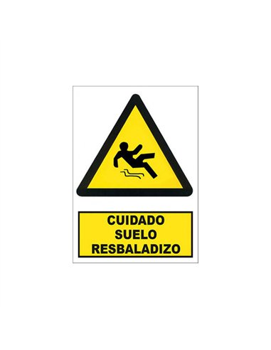 SEÃ‘AL PELIGRO SUELO RESBALDIZO 210x290mm RD30050