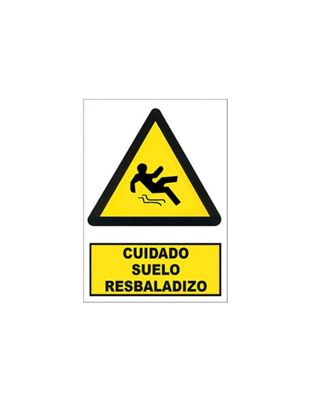 SEÃ‘AL PELIGRO SUELO RESBALDIZO 210x290mm RD30050