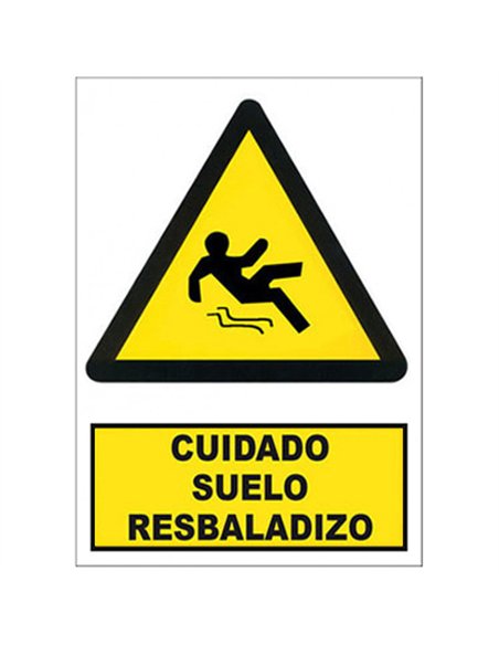 SEÃ‘AL PELIGRO SUELO RESBALDIZO 210x290mm RD30050