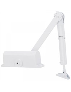 CIERRAPUERTAS RETENEDOR BLANCO DC1H 22207/W DORCAS