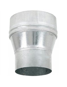 AMPLIACION TUBO ESTUFA 100/110mm H-M GALVANIZADA 2