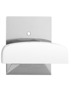 PERCHA ADH. INOX/BLANCA 52x40mm 2045-2 INOFIX 2