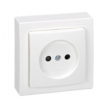 Base de enchufe bipolar monoblock BLANCO Simon 73 loft 73431-50