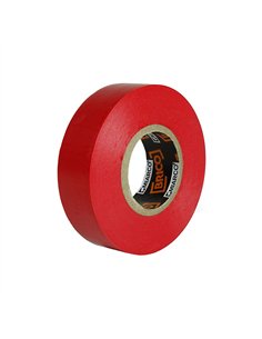 PAQ. 10 ROLLOS CINTA AISLANTE ROJA 19mm x20mt MIARCO
