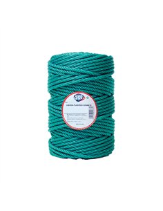 ROLLO 100mt CUERDA PLASTICO 6mm VERDE 72007-D