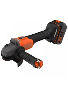 Desbarbadora 115mm sin escobillas bateria 18v bcg6l8f1s-qw black&decker