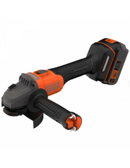 DESBARBADORA 115mm SIN ESCOBILLAS BATERIA 18V BCG6L8F1S-QW BLACK&DECKER