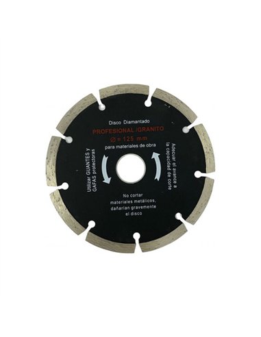 Disco diamante mat. Duros 115mm granito segmentado sp115