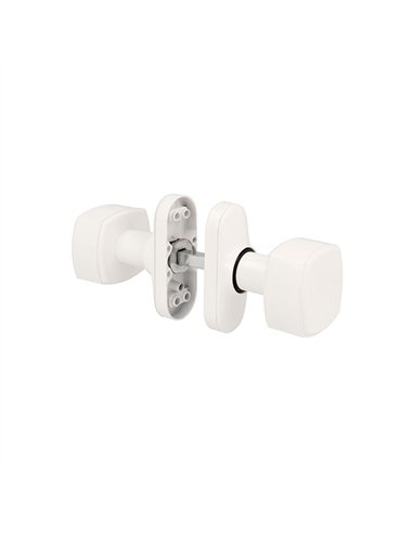 JUEGO POMO RECUPERABLE ALUMINIO BLANCO 22039 AMIG