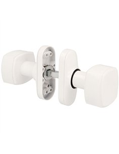 JUEGO POMO RECUPERABLE ALUMINIO BLANCO 22039 AMIG 2