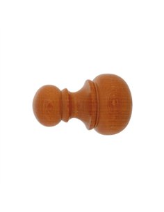 Terminal riel madera nogal 20mm riel chyc