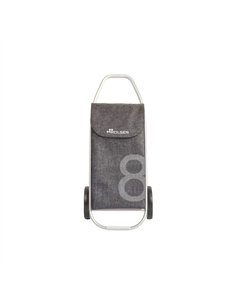 CARRO COMPRA 2R COM TWEED 8 GRIS COH006 ROLSER