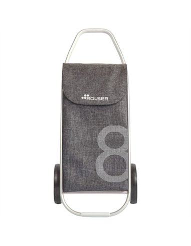 CARRO COMPRA 2R COM TWEED 8 GRIS COH006 ROLSER