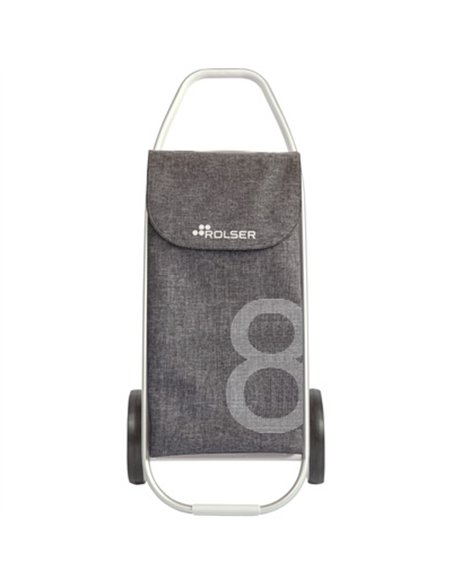 CARRO COMPRA 2R COM TWEED 8 GRIS COH006 ROLSER