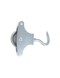 CAJA 25 POLEA TENDER ROLDANA METAL CON GANCHO 659 AMIG