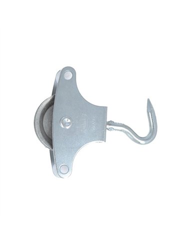 CAJA 25 POLEA TENDER ROLDANA METAL CON GANCHO 659 AMIG
