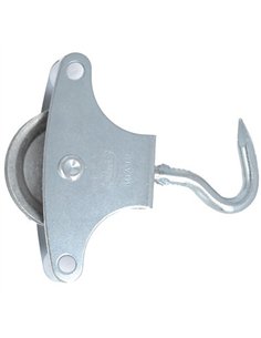 CAJA 25 POLEA TENDER ROLDANA METAL CON GANCHO 659 AMIG 2