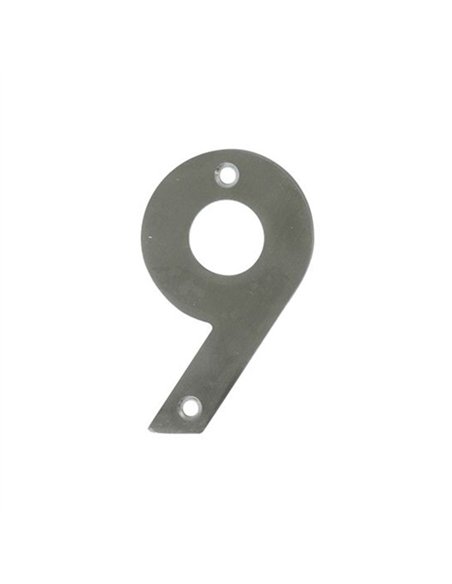 NUMERO 9 INOX 10cm 6777 AMIG