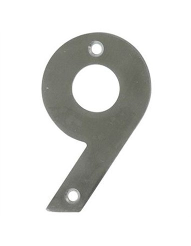 NUMERO 9 INOX 10cm 6777 AMIG