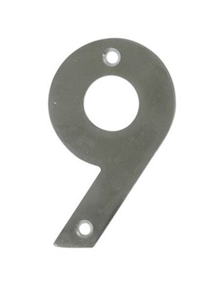 NUMERO 9 INOX 10cm 6777 AMIG