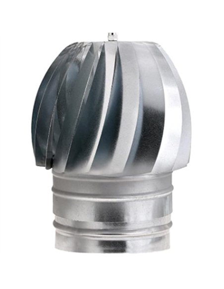 Sombrerete extractor 120mm galvanizado