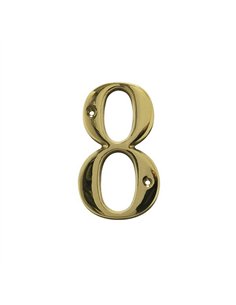 NUMERO 8 LATON 10cm AM