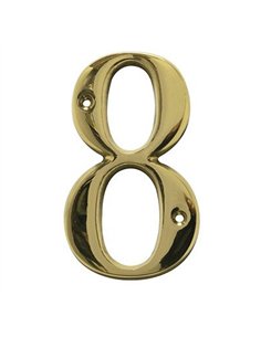 NUMERO 8 LATON 10cm AM 2