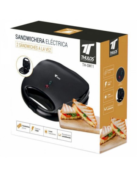 SANDWICHERA DOBLE 750w TH-SW11BK THULOS