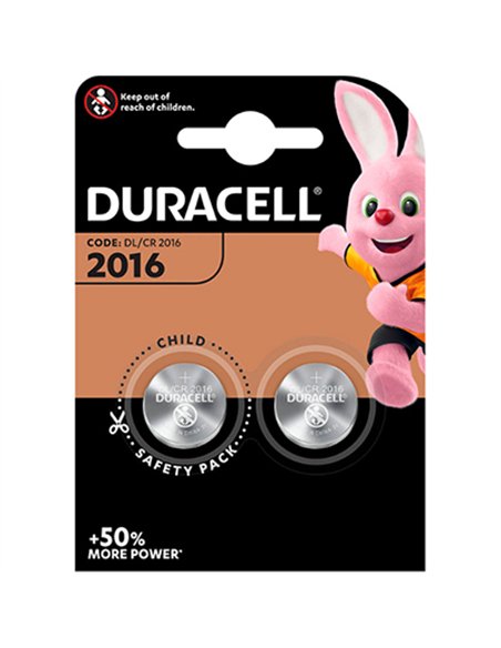 BLISTER 5 PILA BOTON LITIO DL/CR 2016 DURACELL