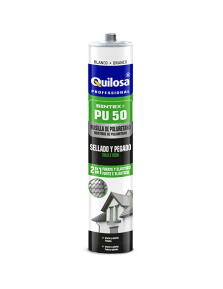 CARTUCHO SELLADOR POLIURETANO GRIS SINTEX PU-50 QUILOSA