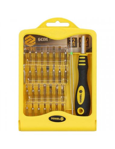 JUEGO 32 PUNTAS PRECISION C/DEST. CR-VAN. 64396 VOREL