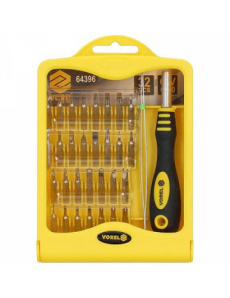 JUEGO 32 PUNTAS PRECISION C/DEST. CR-VAN. 64396 VOREL