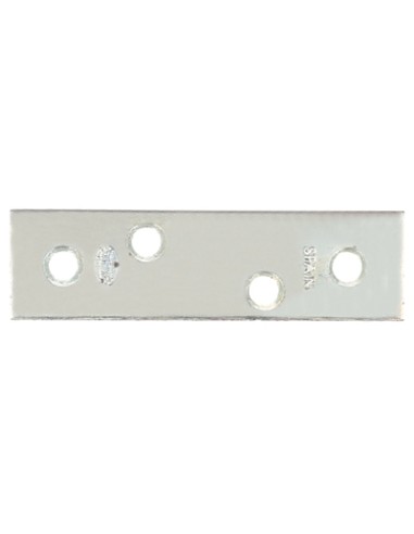 Caja 100 placa recta zincada 80mm 421 amig