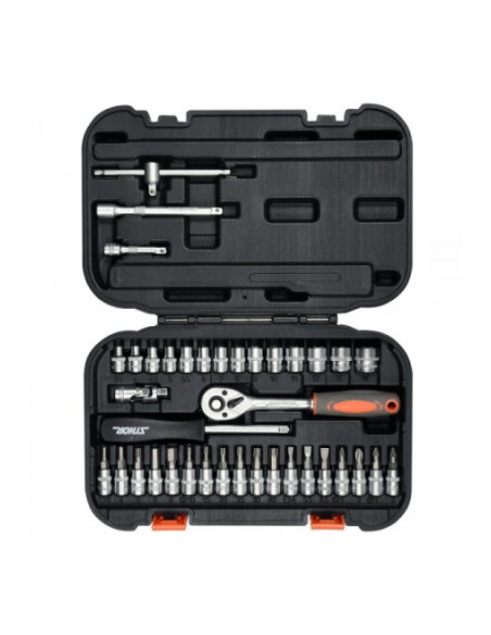 MALETA 38pcs LLAVES VASO Y PUNTAS 1/4 58640 STHOR