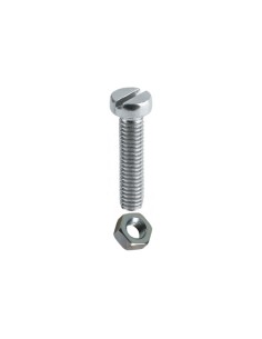 BLISTER 6 TORNILLO CON TUERCA 5x40mm DIN 84