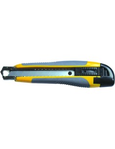 CUTTER BIMATERIAL HOJA 18mm 16cm 618Y-BL BLISTER VOLA 2