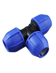CONECTOR COMPRESION TE 2 BOCAS IGUALES 32 2