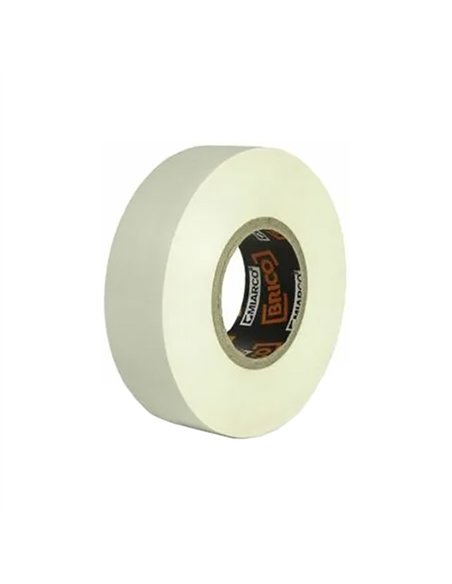 PAQ. 10 ROLLOS CINTA AISLANTE BLANCA 25mm x25mt MIARCO
